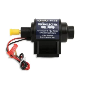 Mr. Gasket Micro Electric Fuel Pump – 4-7 PSI – 35 GPH – Gas 12S