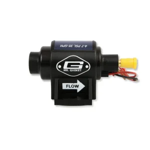 Mr. Gasket Micro Electric Fuel Pump – 4-7 PSI – 35 GPH – Gas 12S