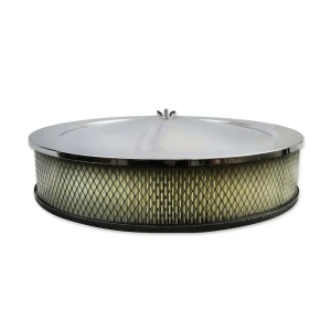 Mr. Gasket Competition Air Cleaner – Chrome – 5.125 Inch Carb Neck Diameter 9790