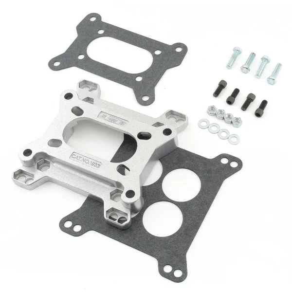 Mr. Gasket Carb Adapter – 4-Barrel to 2-Barrel Squarebore Manifolds 1933