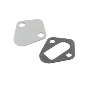 Mr. Gasket Fuel Pump Block Off Plate – Chrome 1516