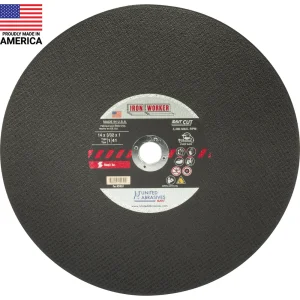 SAIT 24051 Iron Worker™ General Purpose Chop Saw Wheels 14″ x 3/32″ x 1″, 10 Pack