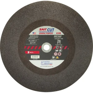 SAIT 24090 A24R General Purpose Stationary Saw Wheels 20″ x 3/16″ x 1″, 5-Pack