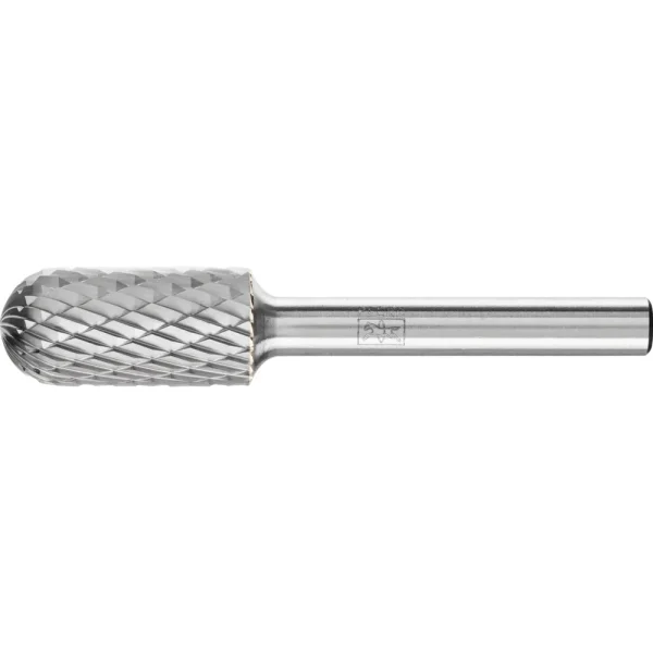 PFERD 24462 Carbide Bur SC-5 Cylindrical Radius End Double Cut 1/2″ x 1″ x 1/4″ Shank