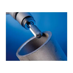 PFERD 24462 Carbide Bur SC-5 Cylindrical Radius End Double Cut 1/2″ x 1″ x 1/4″ Shank