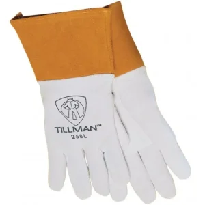 Tillman 25B 4″ Cuff Lightweight Pearl Deerskin Leather Welding Gloves (1 Pair)