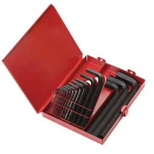 Eklind Tool 10118 18 Piece Inch L-Wrench Hex Key Set Short Arm (1 Set)