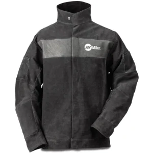 Miller Leather Welding Jacket Size S – Split Pigskin Leather 273212