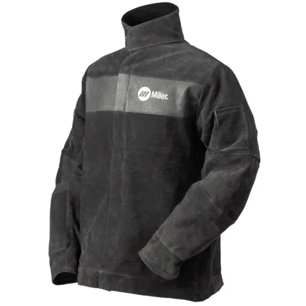 Miller Leather Welding Jacket Size L – Split Pigskin Leather 273214