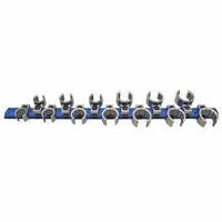 Martin Tools BC13KM 13 Piece Crowfoot Wrench Set, Metric, 3/8″ Drive, 15 mm-27 mm (1 EA)