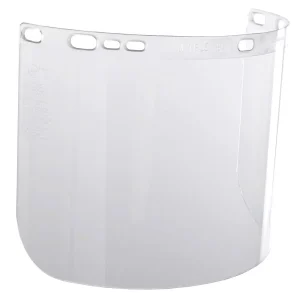 Jackson Safety 29087 Polycarbonate Face Shield Window – Shape B – Molded – Clear