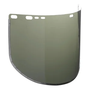 Jackson Safety 29090 Acetate Face Shield Window – Shape D – Bound – Dark Green