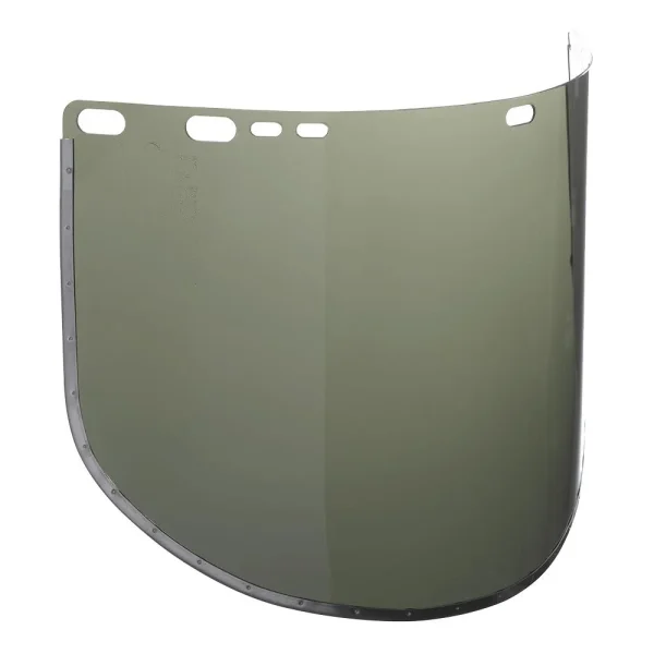 Jackson Safety 29090 Acetate Face Shield Window – Shape D – Bound – Dark Green