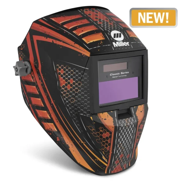 Miller Electric 291189 Classic Series Helmet Hex Lens – Variable Shade 8-13, 6 Inch Viewing Field