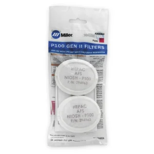 MILLER 294963 P100 FILTERS LPR-100 GEN II, PAIR