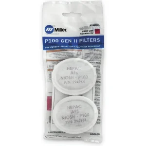 Miller LPR-100 Gen. II P100 Replacement Filters w/Odor Relief 294964