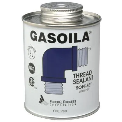 Gasoila Chemicals SS08 Blue/Green Soft-Set Thread Sealants -1/2 Pint Brush Top Can (1 Can)