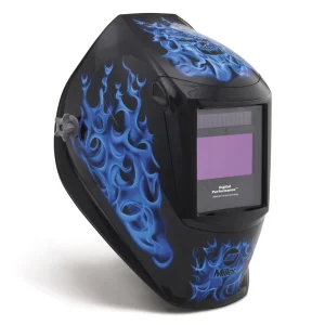 MILLER 296753 DIGITAL PERFORMANCE HELMET CLEARLIGHT 4X, BLUE RAGE