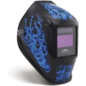 Miller Blue Rage Digital Performance ClearLight 4x Welding Helmet 296753