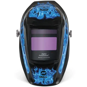 Miller Blue Rage Digital Performance ClearLight 4x Welding Helmet 296753