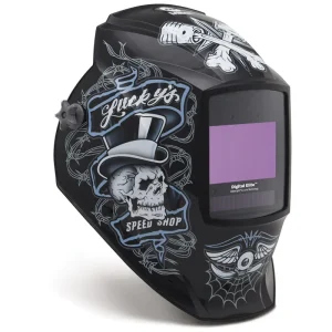 Miller Lucky’s Speed Shop Digital Elite ClearLight 4x Welding Helmet 296766