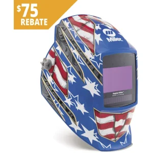 Miller Stars & Stripes III Digital Elite ClearLight 4x Welding Helmet 296770