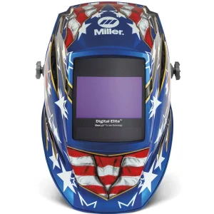 Miller Stars & Stripes III Digital Elite ClearLight 4x Welding Helmet 296770