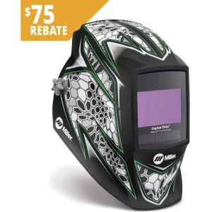Miller Raptor Digital Elite ClearLight 4x Welding Helmet 296773