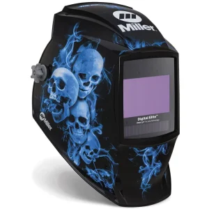 Miller Blue Rage II Digital Elite ClearLight 4x Welding Helmet 296774