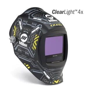 MILLER 296779 DIGITAL INFINITY HELMET CLEARLIGHT 4X, BLACK OPS