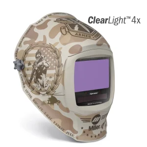 MILLER 296785 DIGITAL INFINITY HELMET CLEARLIGHT 4X, HONOR