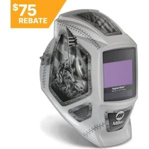 Miller Forged in Freedom Digital Elite ClearLight 4x Welding Helmet 299617