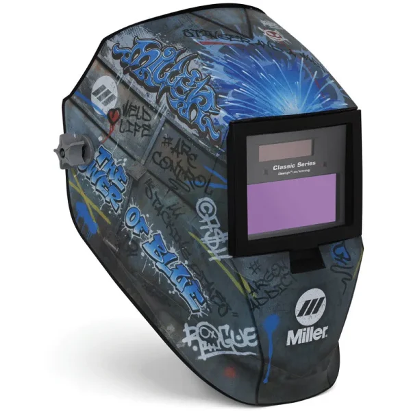 Miller Street Sparks Welding Helmet – Classic ClearLight Lens 299618