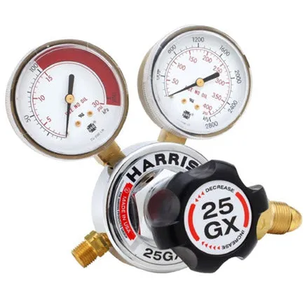 Harris 25GX Acetylene Regulator (CGA 510) 25GX-15-510