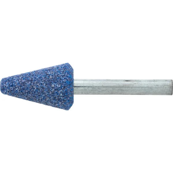 PFERD 30006 Vitrified Mounted Point, TOUGH, 3/4″ x 1-1/8,46 Grit,A5,Ceramic Oxide,1/4″ Shank, 10/BOX