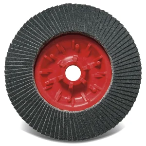 CGW Abrasives 30145 Plastic Backing Flap Discs with Internal 5/8-11 Threads – Zirconia – Size 4-1/2 x 5/8-11 – Grit 80, 10/BOX