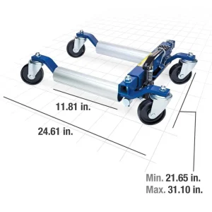 Eastwood Hydraulic Wheel Dolly 2 Piece Set