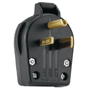 Cooper Wiring Devices S42-SP Angle Grounding Plug (1 EA)