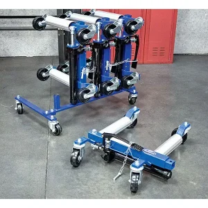 Eastwood Hydraulic Wheel Dolly 4pc Set with Storage Rack