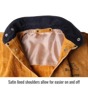 Black Stallion 60-1032 Split Cowhide Welding Jacket, MEDIUM