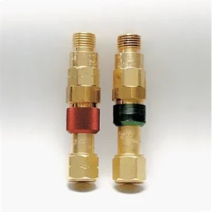 WESTERN ENTERPRISES QDB100 QUICK CONNECT PLUG OXY TORCH-TO-HOSE, BRASS