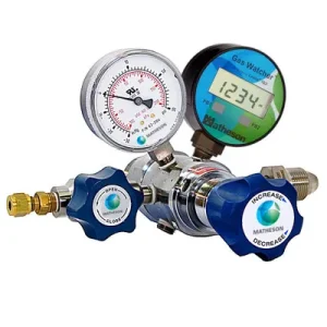 3120AW Series Gas Watcher Dual-Stage High-Purity Regulator – Brass
