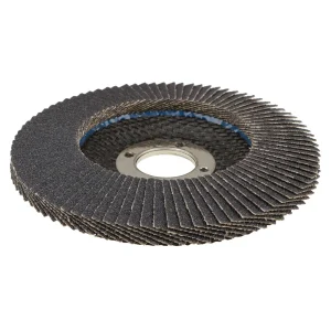 Weiler 31345 4-1/2″ Wolverine Abrasive Flap Disc, Conical (TY29), Phenolic Backing, 60Z, 7/8″ Arbor Hole, 10/BOX