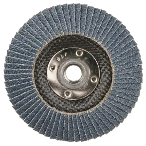 Weiler 31351 4-1/2″ Wolverine Abrasive Flap Disc, Conical (TY29), Phenolic Backing, 60Z, 5/8″-11 UNC Nut, 10/BOX