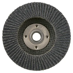Weiler 31390 4-1/2″ Wolverine High Density Flap Disc, Flat (TY27), Phenolic Backing, 40Z, 5/8″-11 UNC Nut, 10/BOX