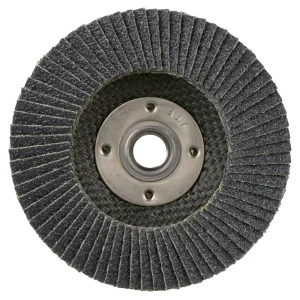 Weiler 31391 4-1/2″ Wolverine High Density Flap Disc, Flat (TY27), Phenolic Backing, 60Z, 5/8″-11 UNC Nut, 10/BOX