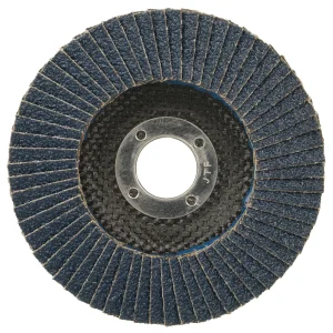 Weiler 31402 4-1/2″ Wolverine Abrasive Flap Disc, Flat (TY27), Phenolic Backing, 40Z, 7/8″ Arbor Hole, 10/BOX