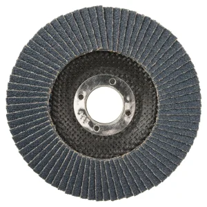 Weiler 31403 4-1/2″ Wolverine Abrasive Flap Disc, Flat (TY27), Phenolic Backing, 60Z, 7/8″ Arbor Hole, 10/BOX