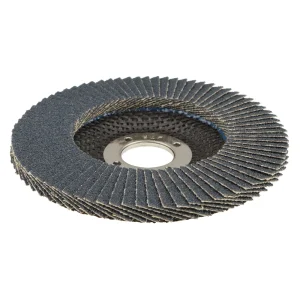 Weiler 31403 4-1/2″ Wolverine Abrasive Flap Disc, Flat (TY27), Phenolic Backing, 60Z, 7/8″ Arbor Hole, 10/BOX