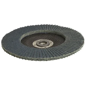 Weiler 31420 7″ Wolverine Abrasive Flap Disc, Flat (TY27), Phenolic Backing, 40Z, 5/8″-11 UNC Nut, 10/BOX